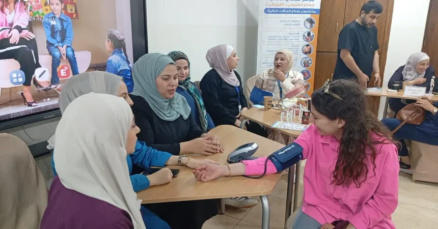 يوم طبي مجاني لموظفي ومتطوعي مركز الملكة رانيا العبدالله  مع مستشفى الشيخ محمد بن زايد - العقبة