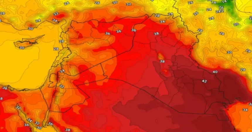 كتلة هوائية حارة نسبياً تؤثر على أجواء الأردن – طقس العرب