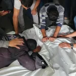 غزة انتشال جثامين شهداء