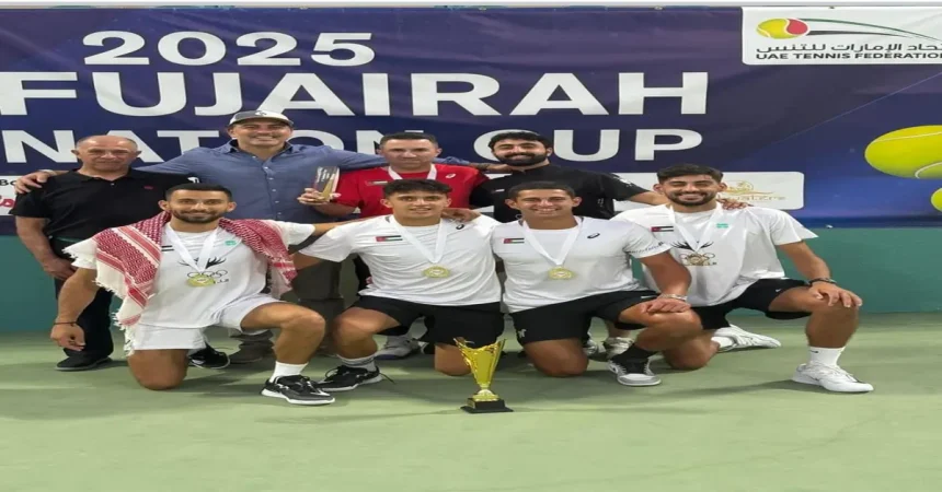 منتخب التنس بطلاً لبطولة الفجيرة