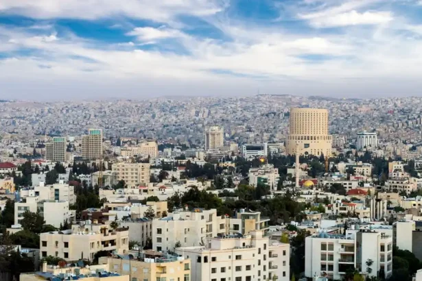 ارتفاع الحرارة في الأردن