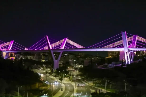 سقوط فتاة جسر عبدون