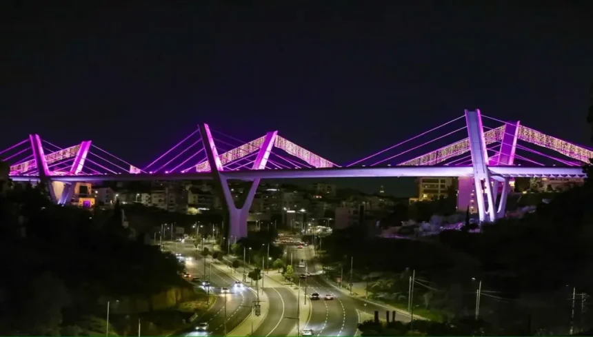 سقوط فتاة جسر عبدون