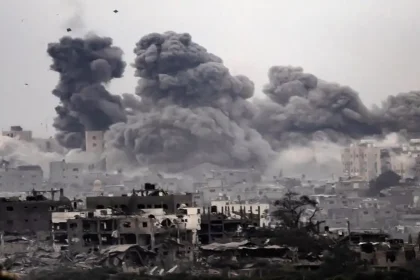 قصف مركبة في غزة