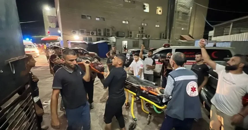 استهداف إسرائيلي وسط قطاع غزة