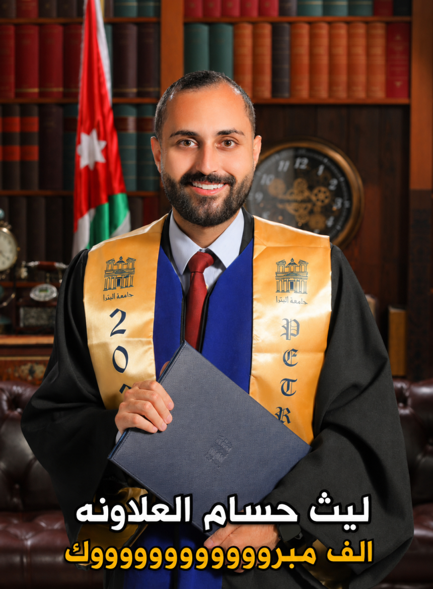 ليث حسام العلاونه مبروك