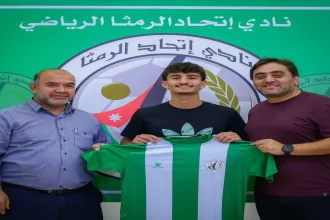 اتحاد الرمثا يضم أبو الغنم