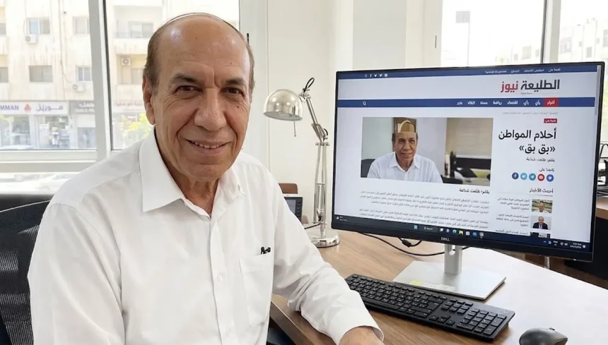 صورة الكاتب والصحفي الأردني طلعت شناعة.