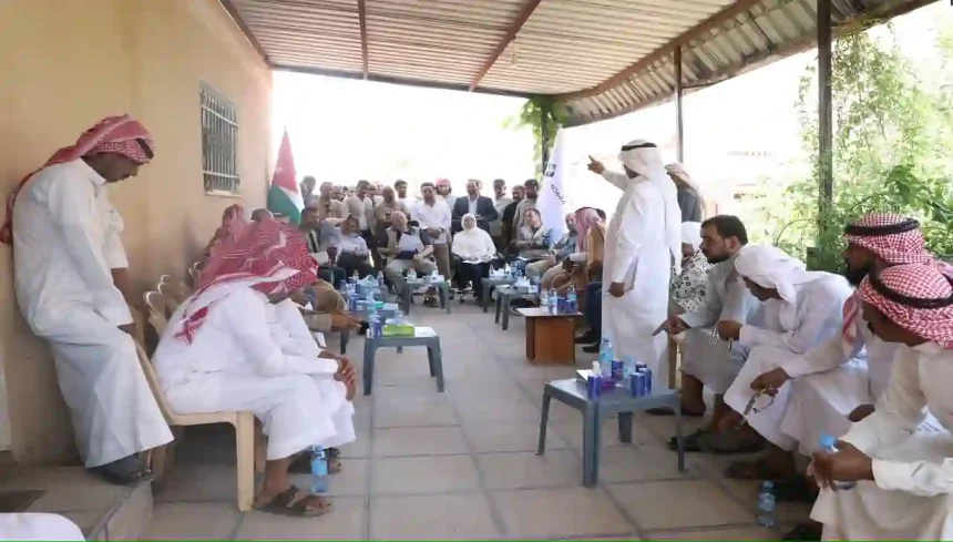 لقاء مجلس سلطة العقبة مع أهالي المنطقة ضمن مشروع إعادة تأهيل قرية رم لتطوير الخدمات والتنمية