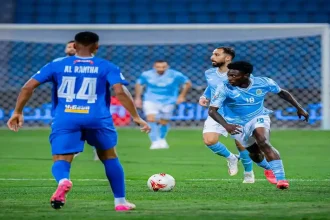 الفيصلي يكتسح الرمثا في مباراة دوري المحترفين الأردني على ستاد عمان مع صراع قوي على الكرة