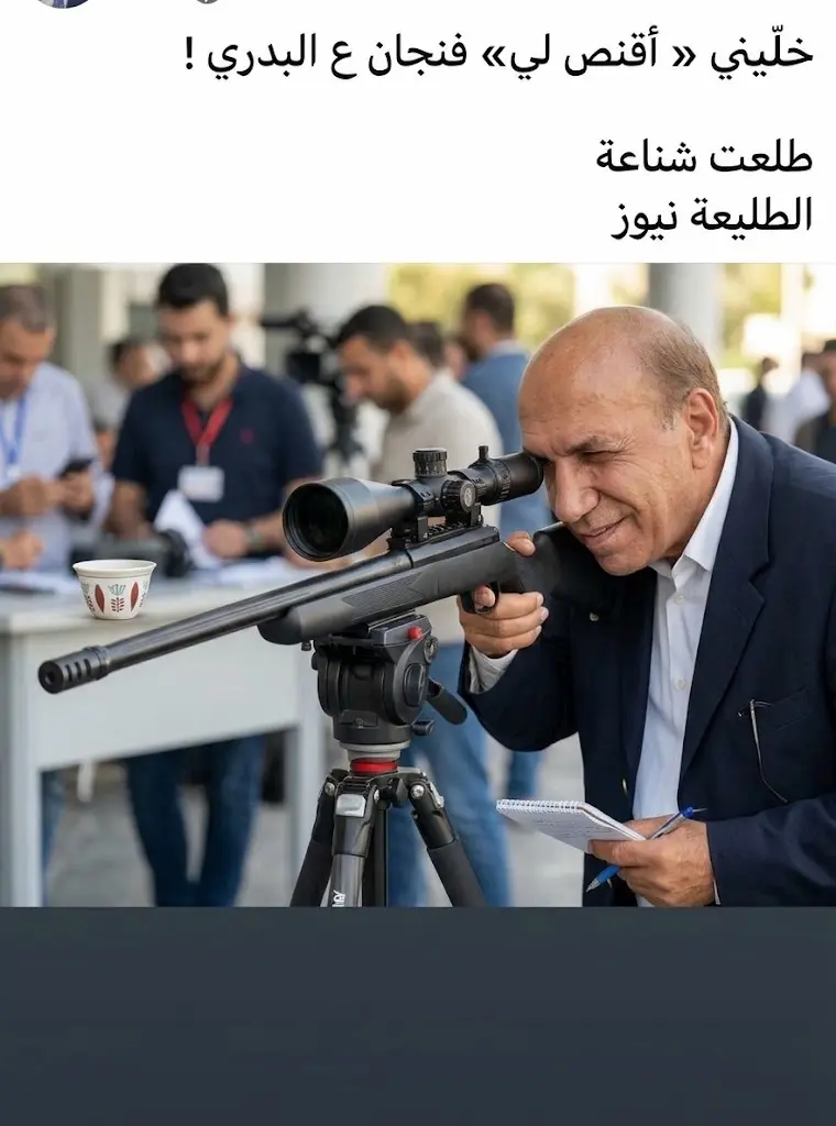 شعب قنّاص.. طلعت شناعة يكتب عن القنص ومطاردة الفرص ولقمة العيش في حياتنا اليومية بأسلوب ساخر.