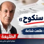 صورة الكاتب طلعت شناعة بجانب عنوان مقال «واحد سنكوح» المنسوب له على موقع الطليعة نيوز.